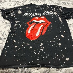 The Rolling Stones T-Shirt Size M 100% Cotton Short Sleeve Shirt